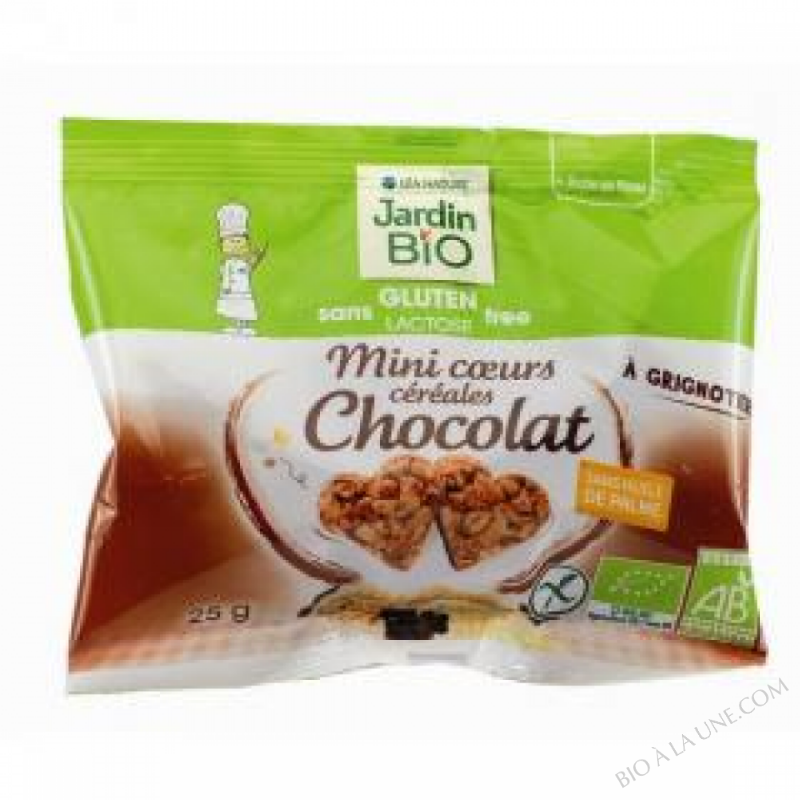 Mini coeurs cereales Chocolat sans gluten 4 x 25g