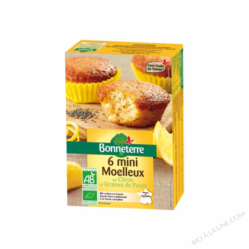 MINI MOELLEUX CITRON GRAINES DE PAVOT BIO 200G MINI MOELLEUX CITRON GRAINES DE PAVOT BIO 200G