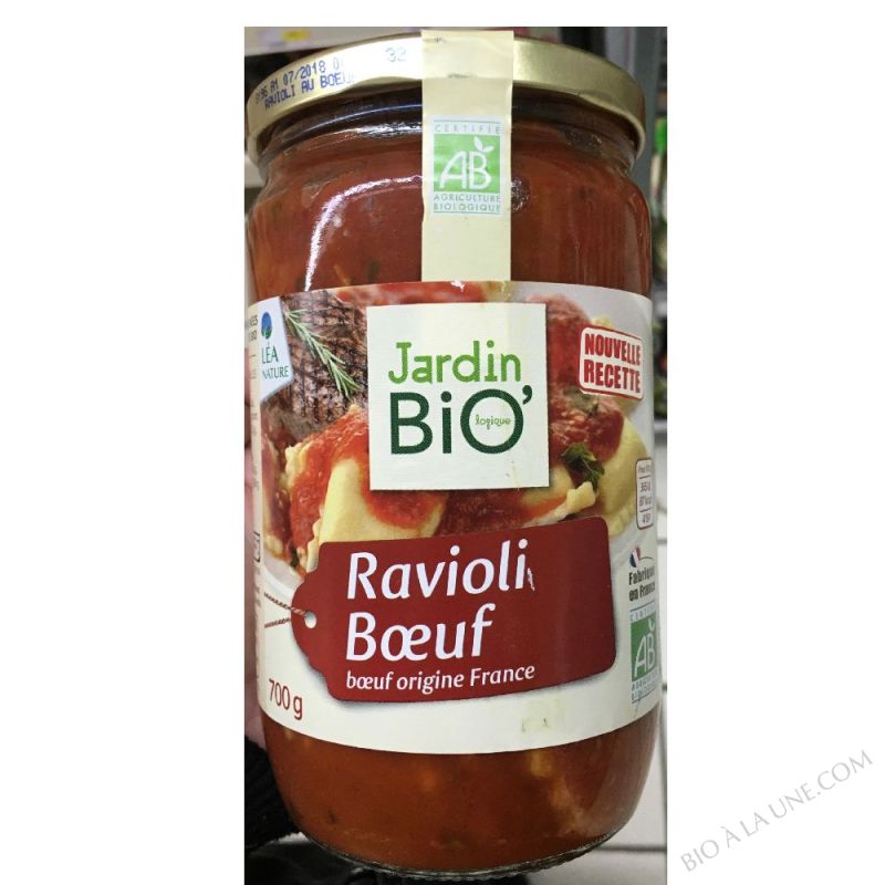Ravioli bœuf Bio
