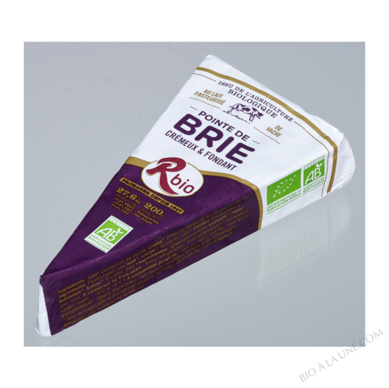BRIE POINTE LAIT PASTEURISE - 200G BRIE POINTE LAIT PASTEURISE - 200G