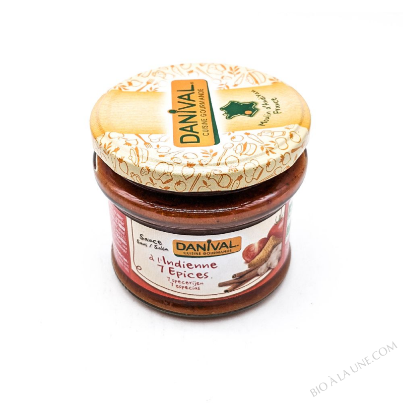 SAUCE INDIENNE 7 EPICE 210G DANIVAL