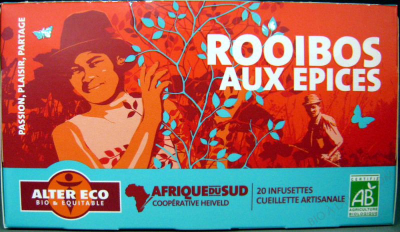 The rouge Rooibos aux Epices