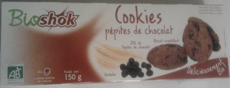 COOKIES PÉPITES DE CHOCOLAT- 150 G COOKIES PÉPITES DE CHOCOLAT- 150 G