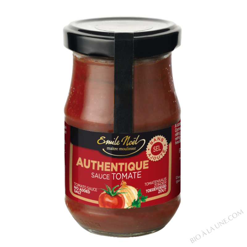 Sauce tomate sans sel ajoute bio - 190g
