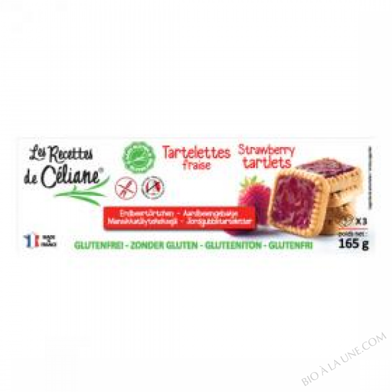 TARTELETTES FRAISE SANS GLUTEN 165G