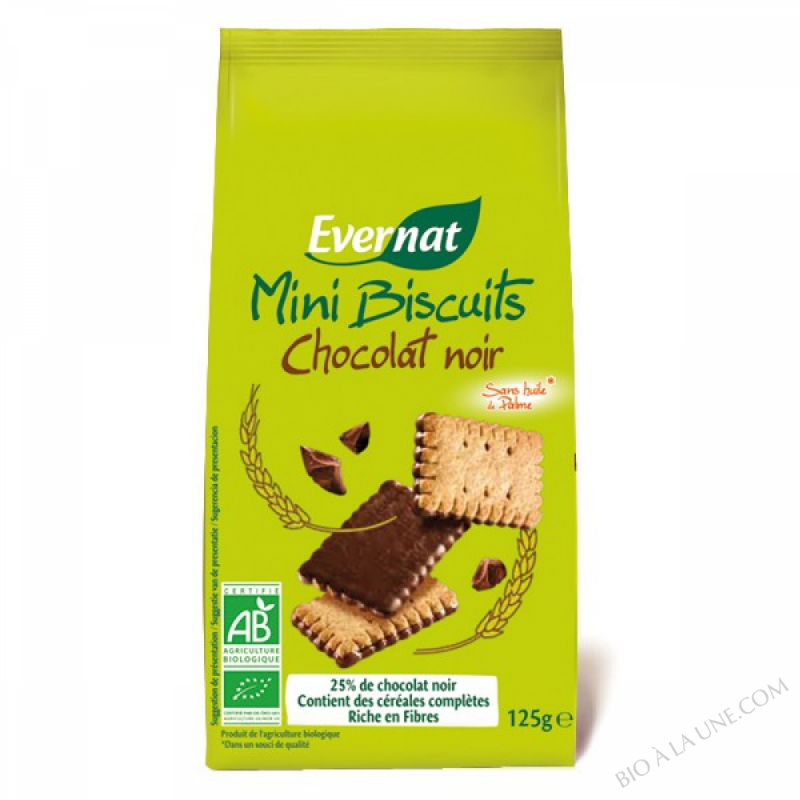 MINI BISCUITS CHOCOLAT NOIR 25GR