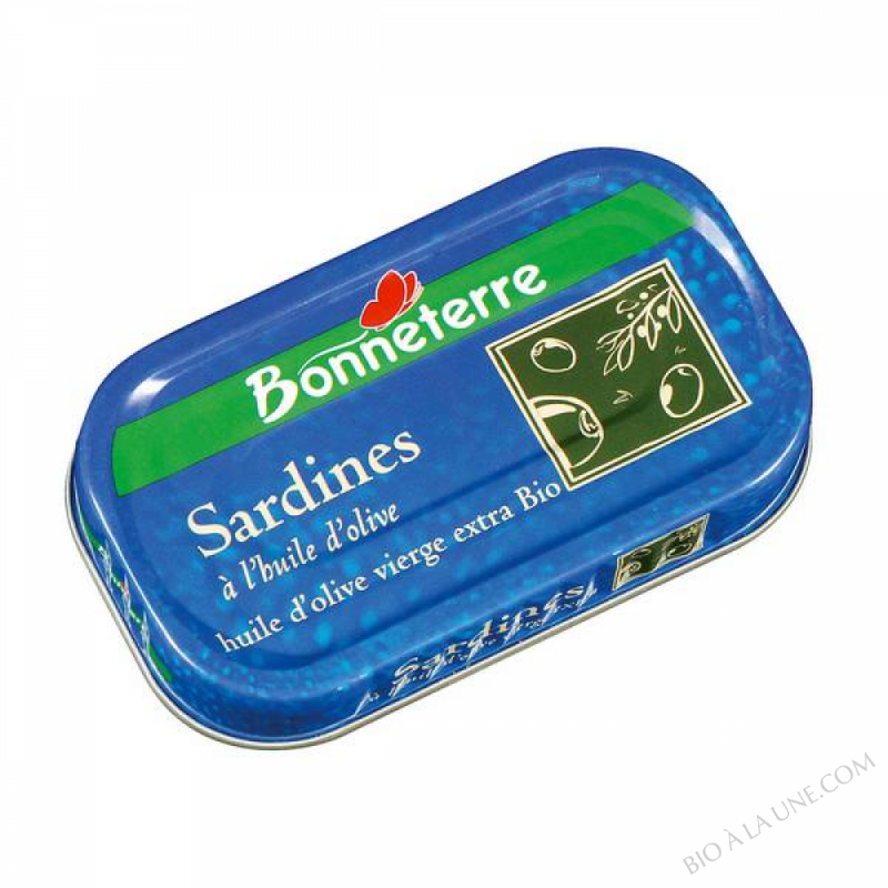 Sardines à l'huile d'olive bio - 46g