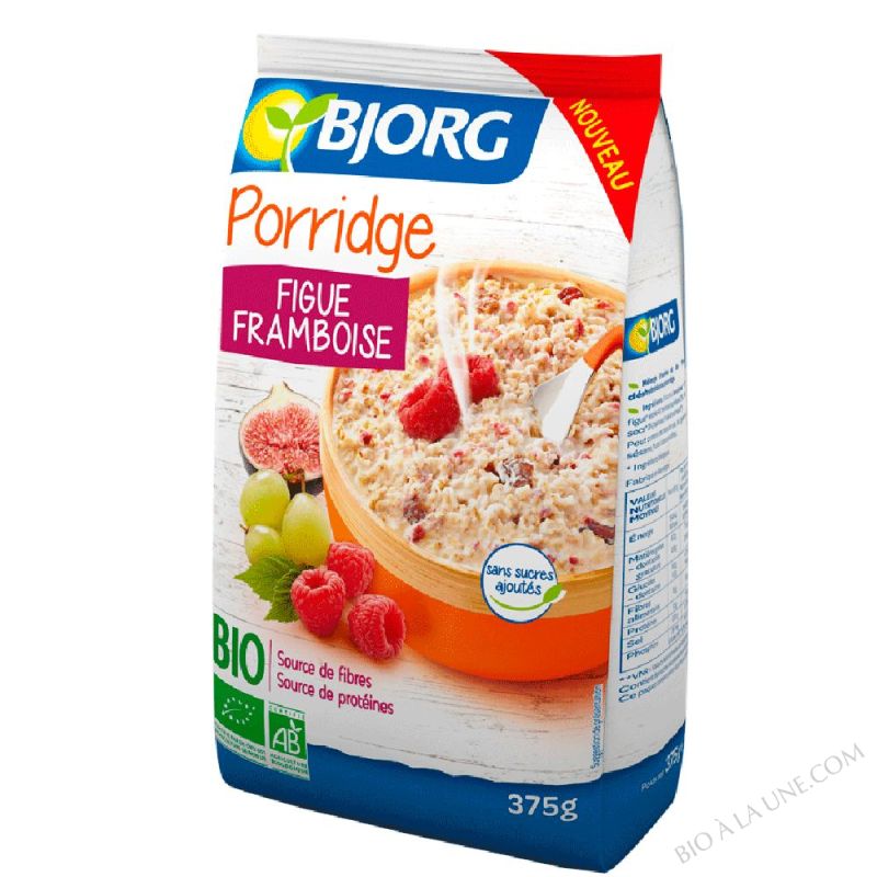 Céréales Porridge figue framboise bio