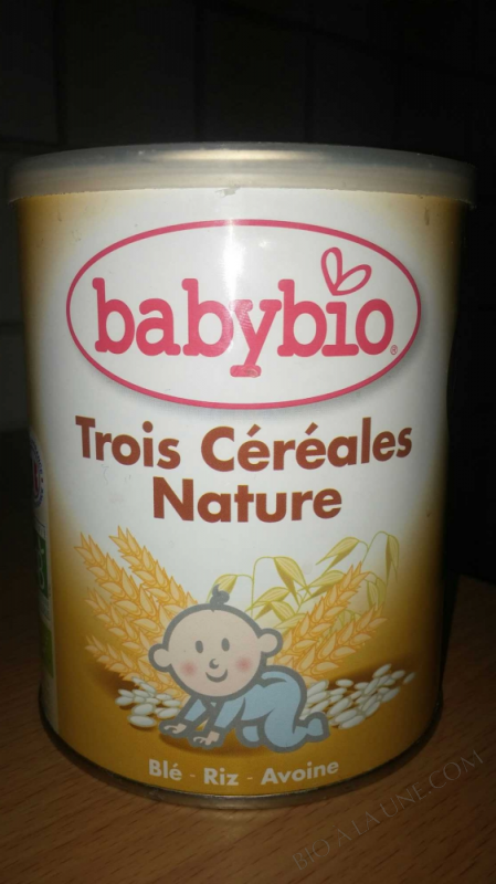 BABYBIO 3 Céréales Nature