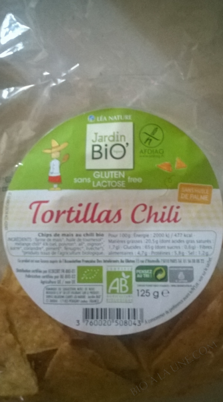 Tortillas chili sans gluten 125gr