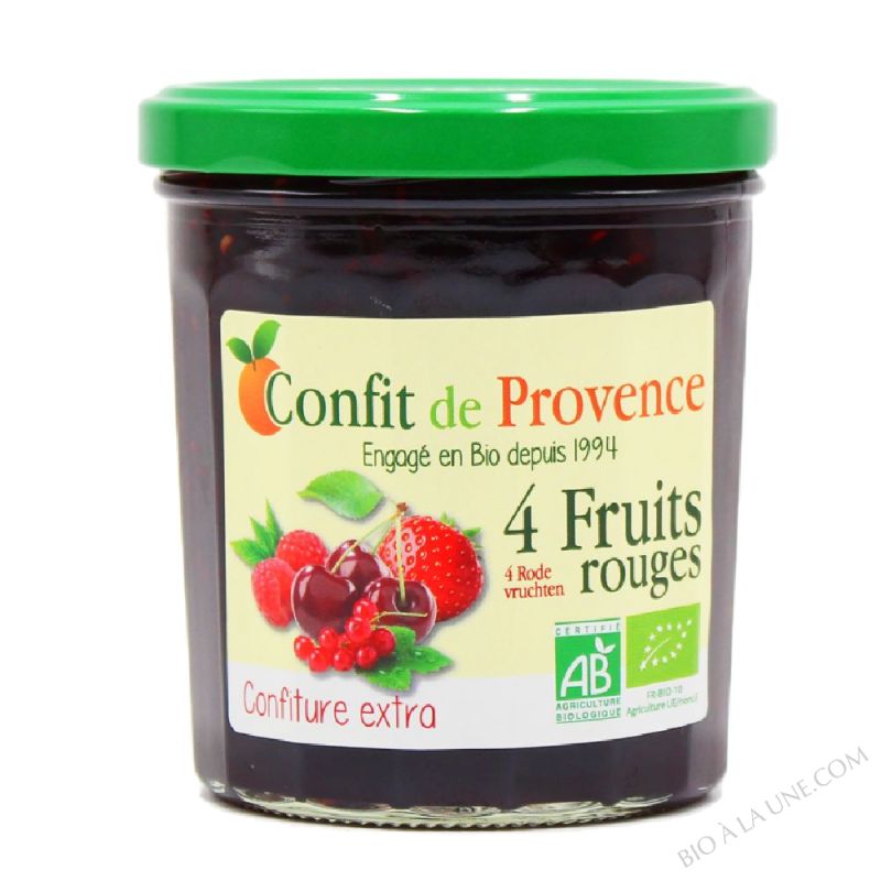 Confiture 4 fruits rouges