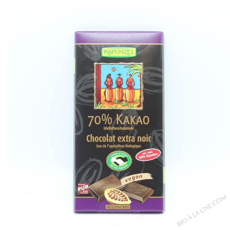 Chocolat noir 70%