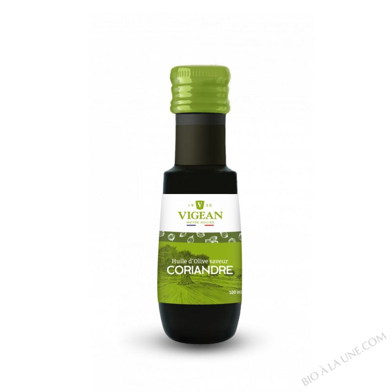 1 - Huile d'olive bio saveur coriandre 100ml 