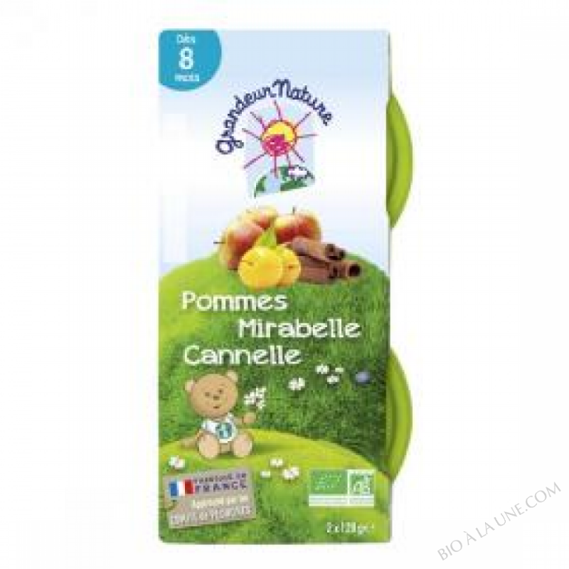 Puree Pomme Mirabelle 2x120g