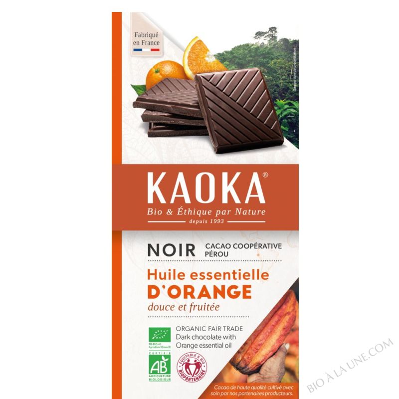Chocolat noir orange