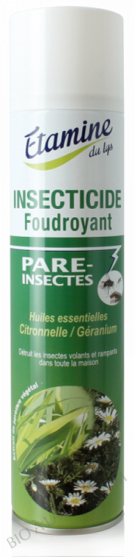 Insecticide foudroyant citronnelle