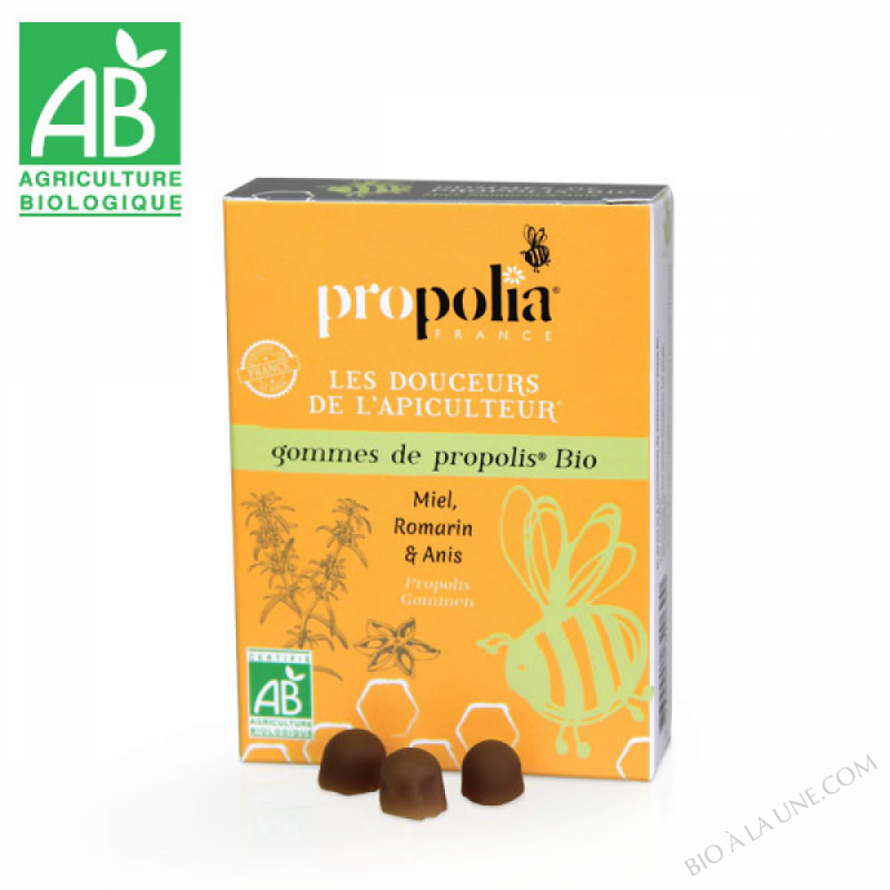 Gommes de Propolis BIO à l'Anis Gommes de Propolis BIO à l'Anis