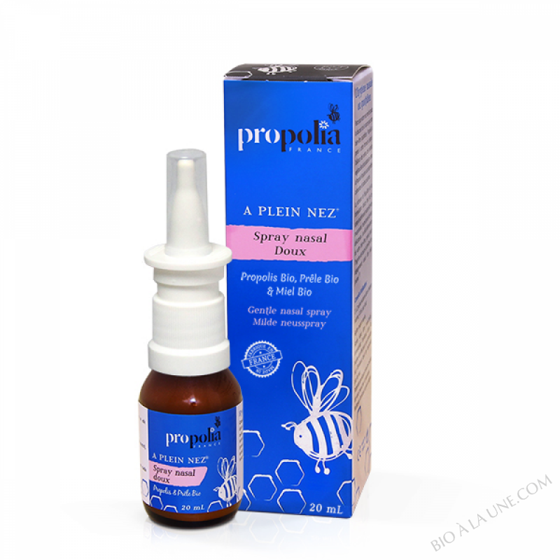Spray Nasal Doux - Propolis Bio, Prêle Bio & Miel Bio