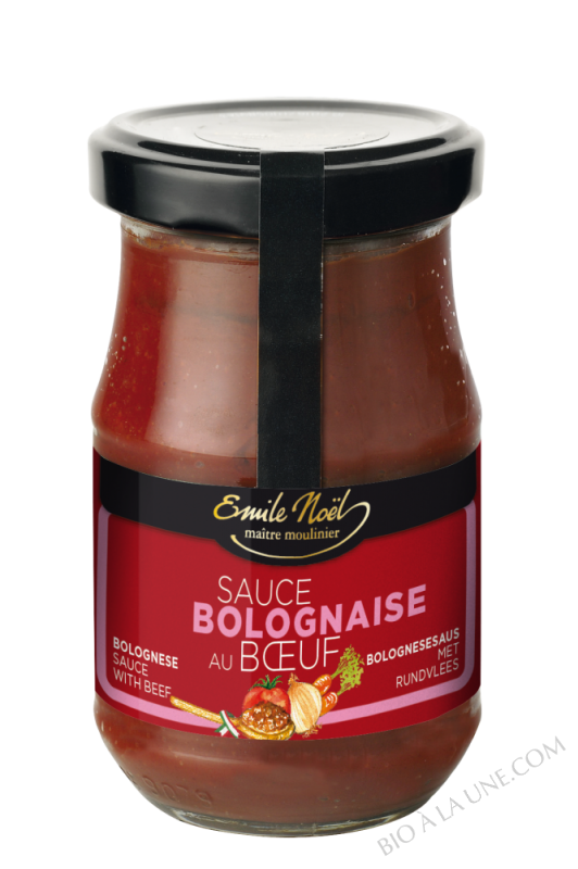 Sauce tomate bolognaise boeuf bio - 190g