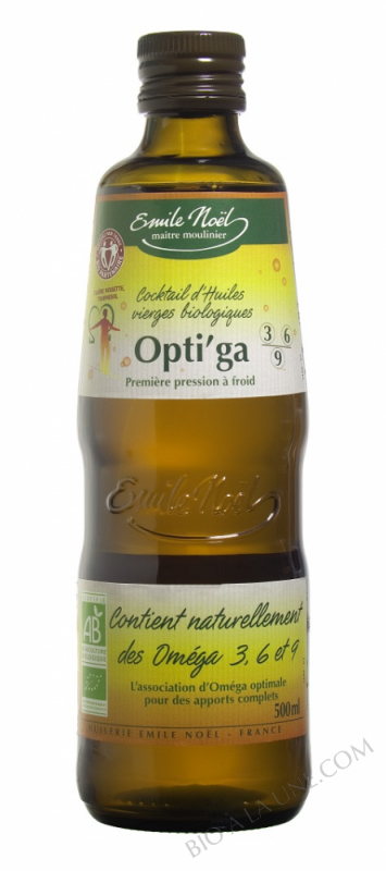 Huile Opti'ga équitable bio - 500ml