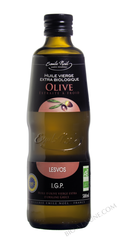 Huile d'olive vierge extra bio origine Lesvos - 500ml