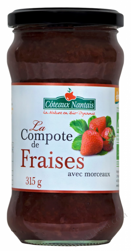 Compote fraises 315 g Compote fraises 315 g