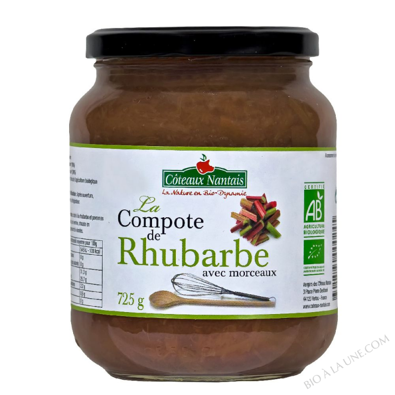 Compote  rhubarbe 725g