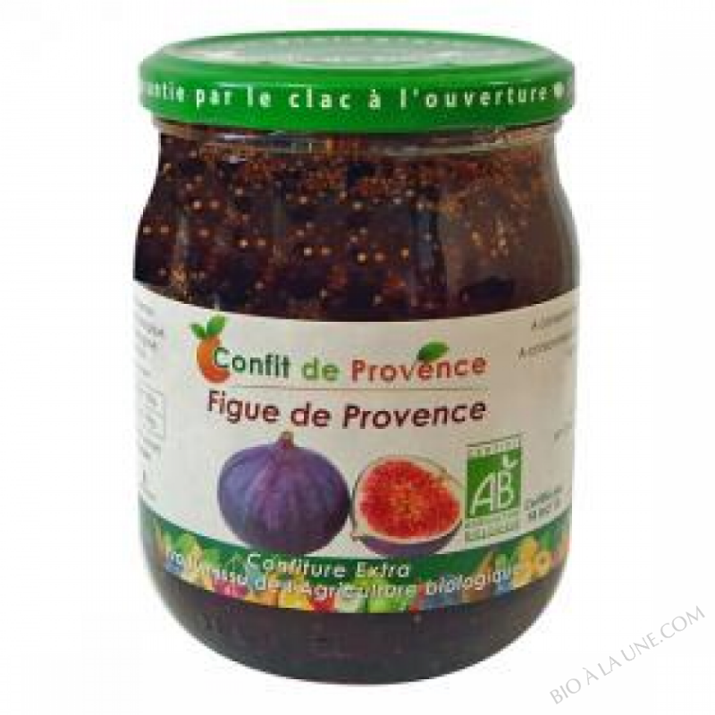 Confiture Extra de Figue Rouge BIO 650g