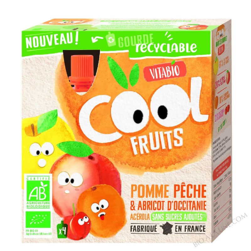 VITABIO Cool Fruits Pomme PÃªche Abricot