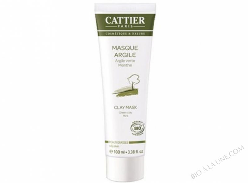Masque Argile Verte Bio Cattier Masque Argile Verte Bio Cattier