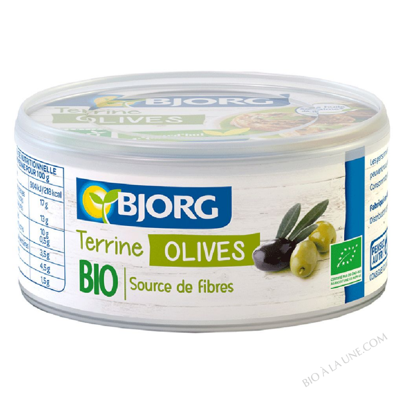 Terrine olives bio