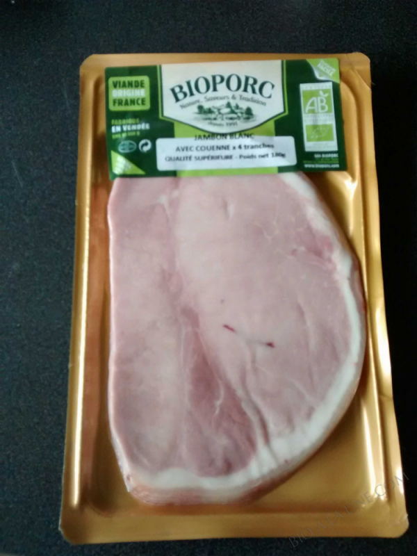 Jambon Supérieur Avec Couenne 4 Tranches - 180G Jambon Supérieur Avec Couenne 4 Tranches - 180G
