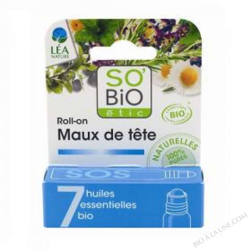 Roll-on SOS maux de tête 5ml Roll-on SOS maux de tête 5ml