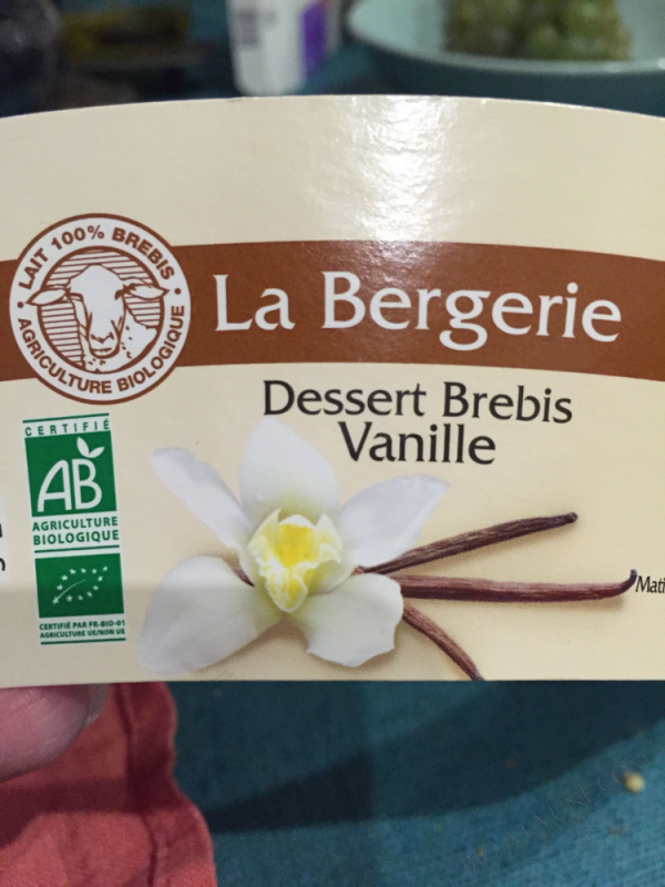 DESSERT BREBIS VANILLE 125G DESSERT BREBIS VANILLE 125G