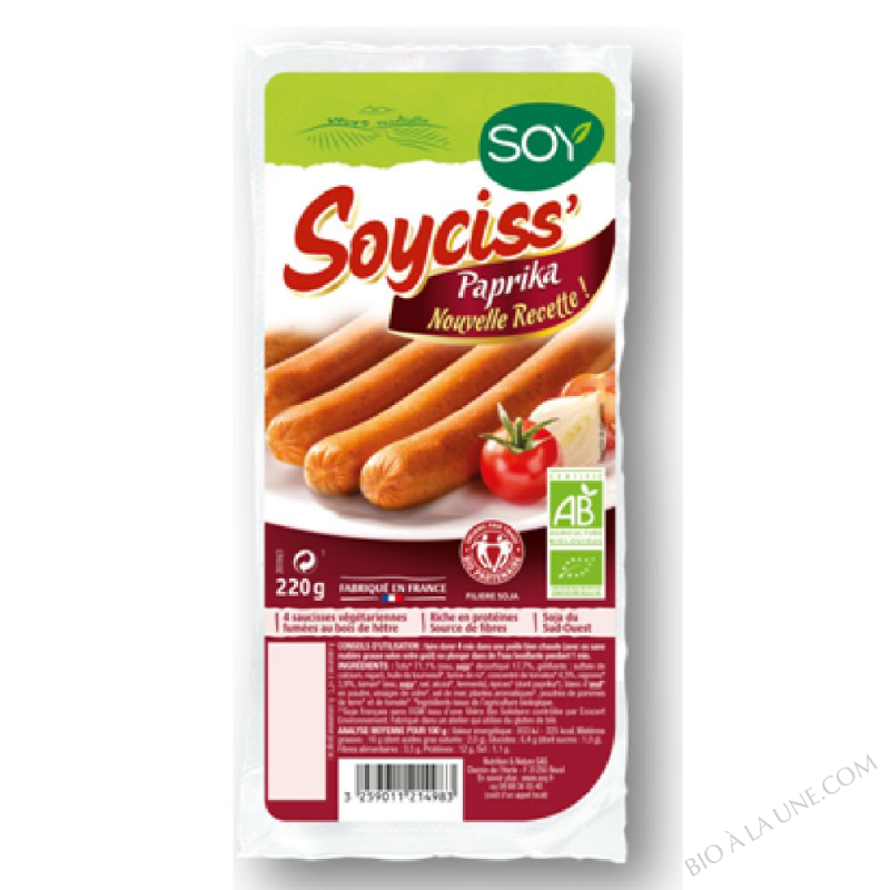 SOYCISS' MAXI PAPRIKA SOY - 220g