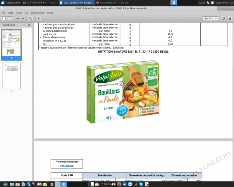 BOUILLON DE POULE - 60G BOUILLON DE POULE - 60G