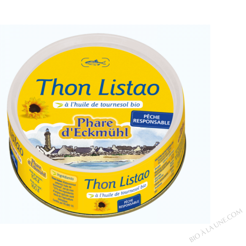 Thon Listao à l'huile de tournesol bio