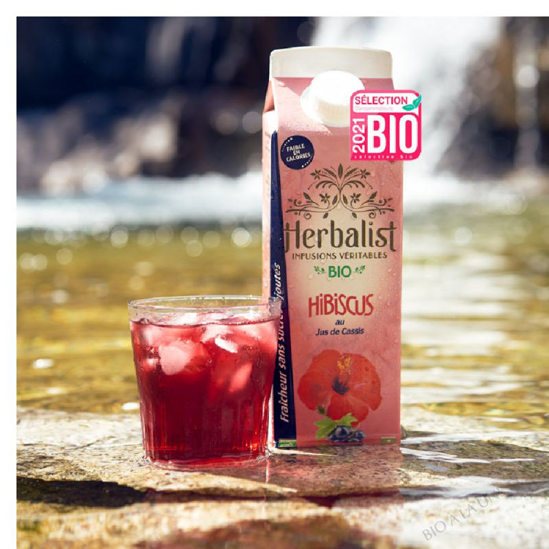 Infusion Hibiscus au Jus de Cassis - 1L Infusion Hibiscus au Jus de Cassis - 1L