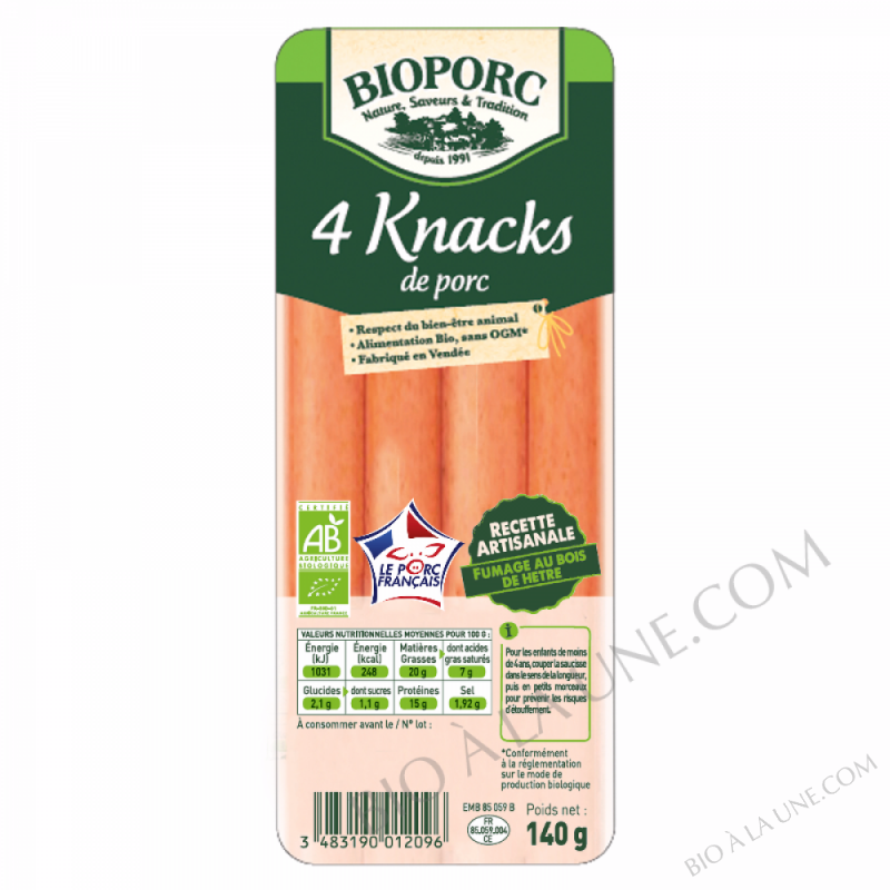 KNACKS DE PORC 140G - 0,14KG KNACKS DE PORC 140G - 0,14KG