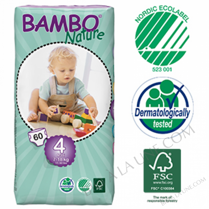 60 couches jetables T4 Maxi 7-18 kg 60 couches jetables T4 Maxi 7-18 kg