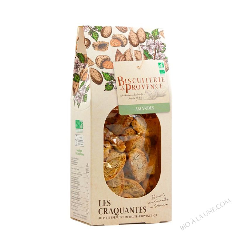 Biscuiterie provence craquantes amandes 180g
