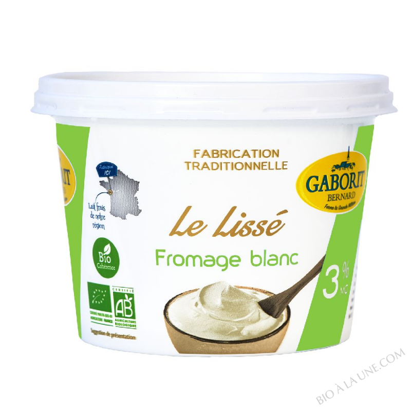 FROMAGE BLANC LISSE 3% 500g