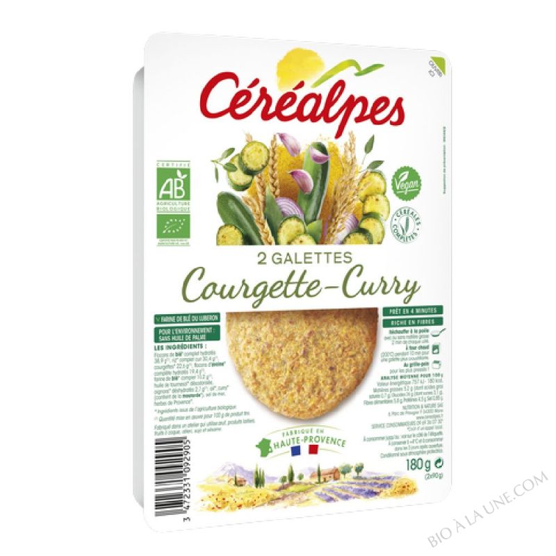 Galettes Courgette Curry