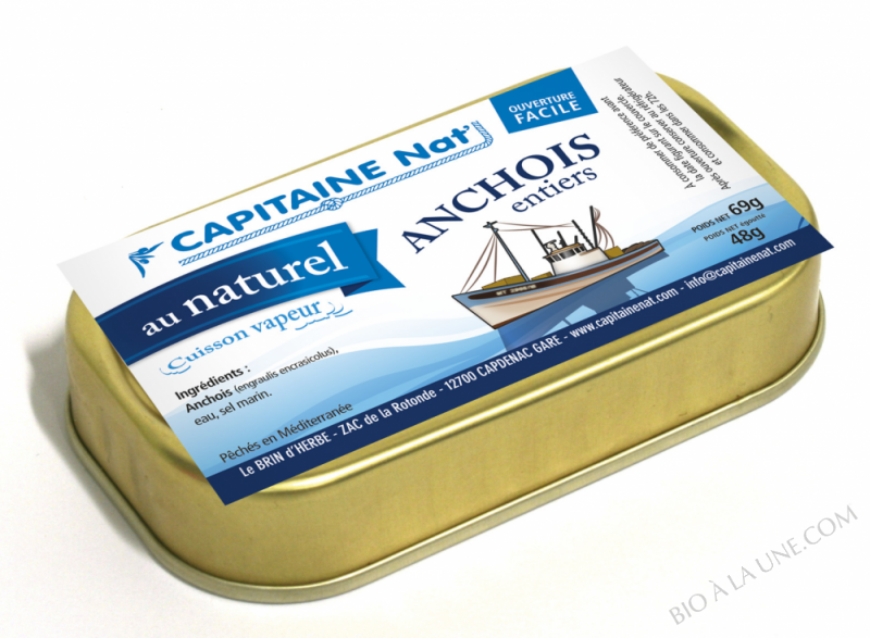 1/10 ANCHOIS ENTIERS AU NATUREL 1/10 ANCHOIS ENTIERS AU NATUREL