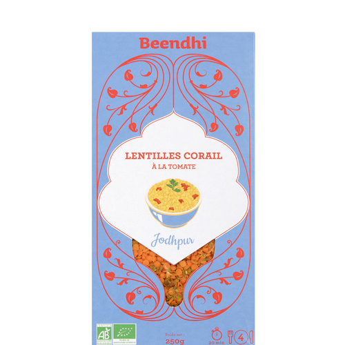 Lentilles Corail à la Tomate - Jodhpur