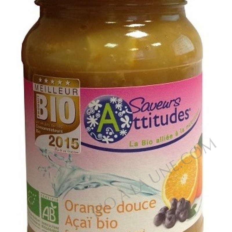 Préparation 100% Fruits Orange douce Açaï bio