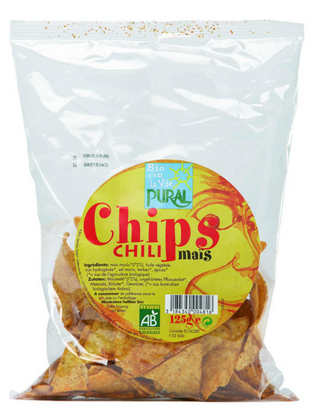 Chips maïs chili bio