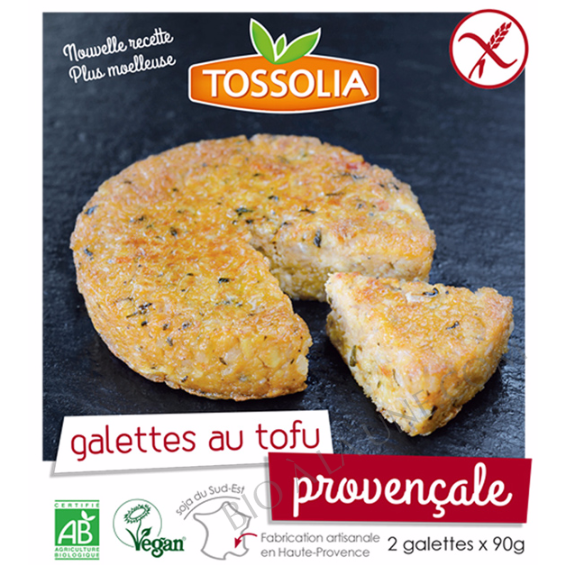Galettes au tofu Provençale