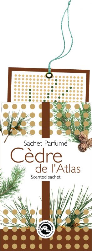 SACHET PARFUME CEDRE DE L'ATLAS AROMANDISE