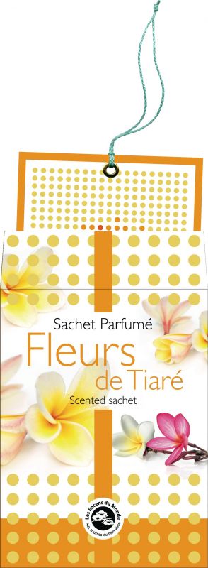SACHET PARFUME FLEURS DE TIARE AROMANDISE